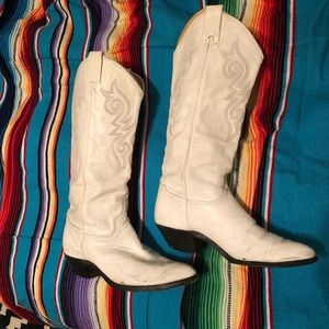 White Cowboy Boots